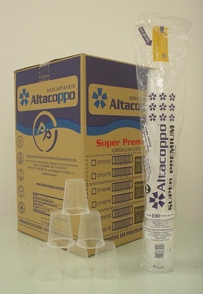 ALTACOPPO - COPO 180ML PREMIUM TRANSPARENTE - PT.100UN