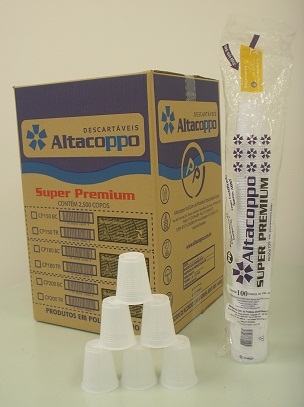ALTACOPPO - COPO PP 180ML PREMIUM BRANCO - PT.100UN