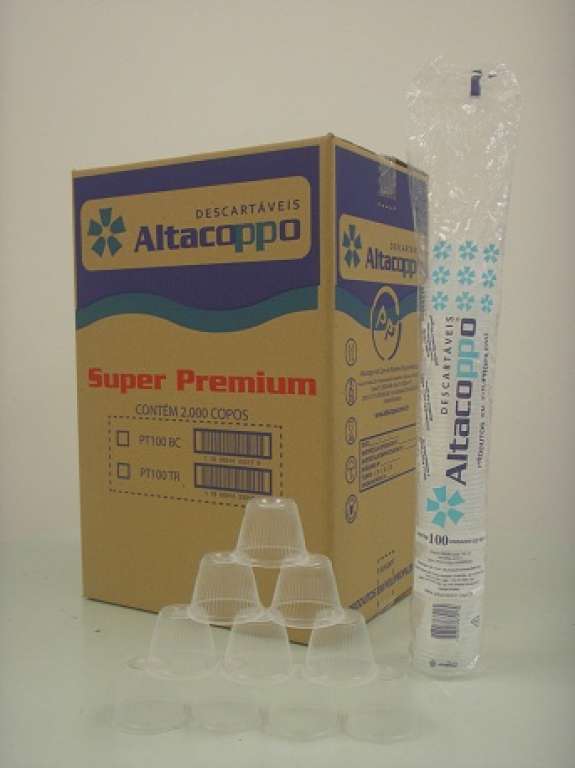 ALTACOPPO - POTE PP 100ML TRANSPARENTE - CX.20X100UN