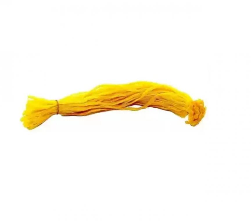 ARIMA - SACOS PLAST. DE REDES PE. TIPO 3KG AMARELO - PT.50UN