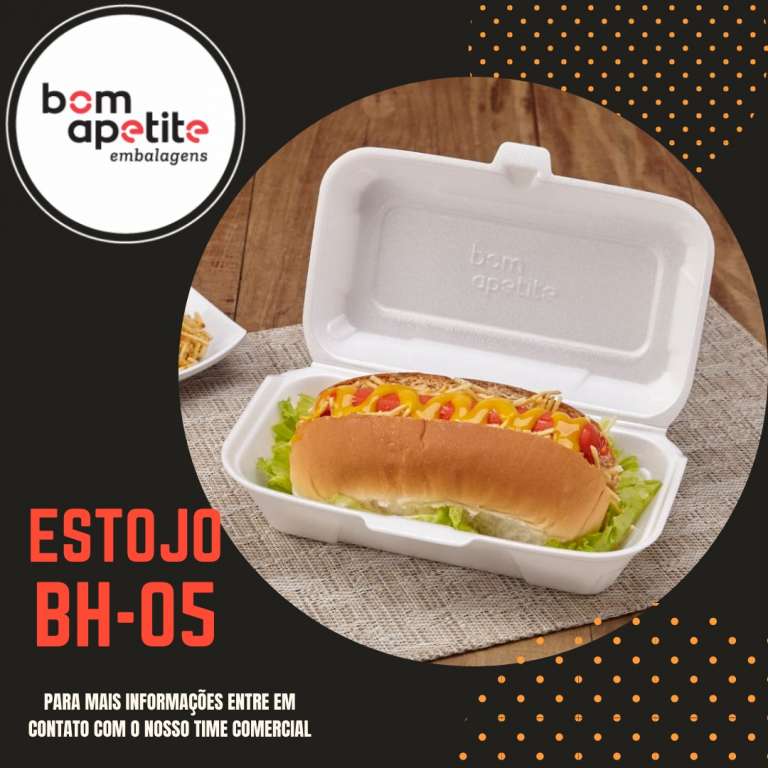 BOM APETITE - BH05 - LANCHEIRA (222X130X70MM) - PT.100UN