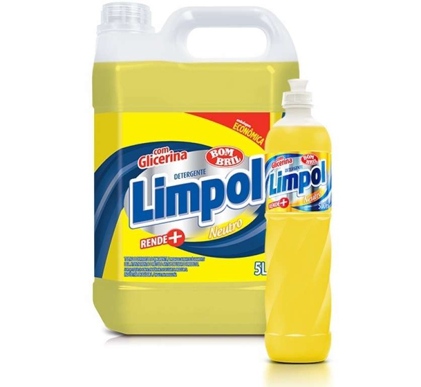 BOMBRIL - DETERGENTE LIMPOL NEUTRO 500ML - UN (5004)