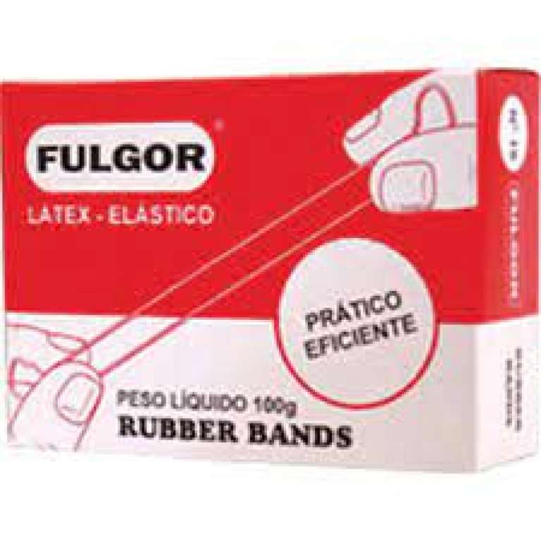 FULGOR - ELASTICO LATEX FINO N.18 - PT.100GR