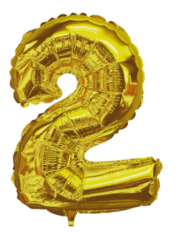 GOLDENFESTA - BALAO METALIZADO 40 DOURADO N.2 - UN