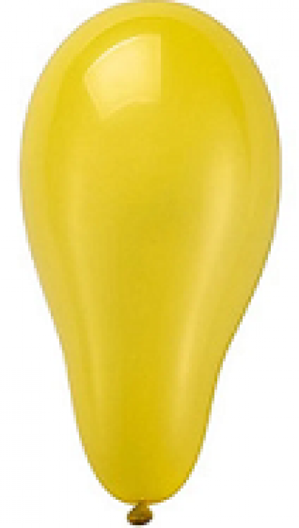 HAPPY DAY - BALAO PERA 6,5 LISO AMARELO - PT.50UN