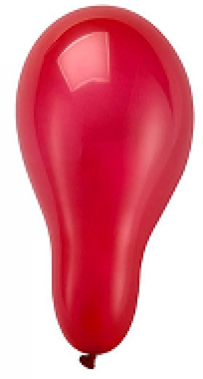 HAPPY DAY - BALAO PERA 6,5 LISO VERMELHO - PT.50UN