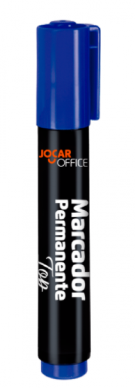 JOCAR OFFICE - MARCADOR PERMAN. PONTA CHANFRADA TOP AZUL - UN