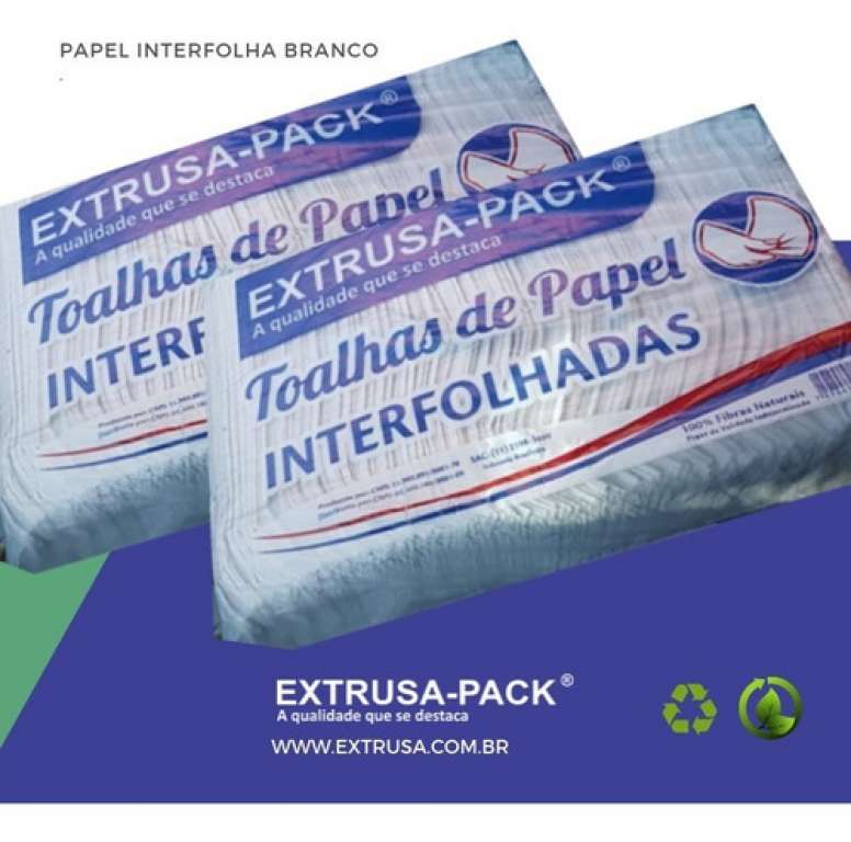 MP - TOALHA INTERFOLHA EXTRUSA BRANCO-1 20X20 - PT.1000FLS