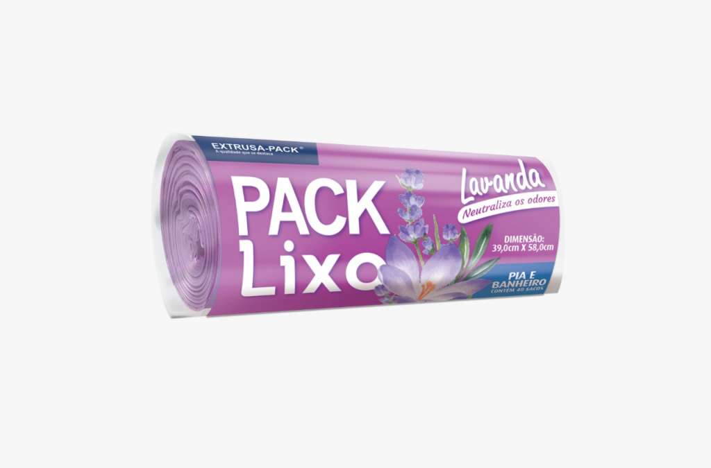 PACK LIXO LAVANDA PIA E BANHEIRO 34X38 RL 40 UN