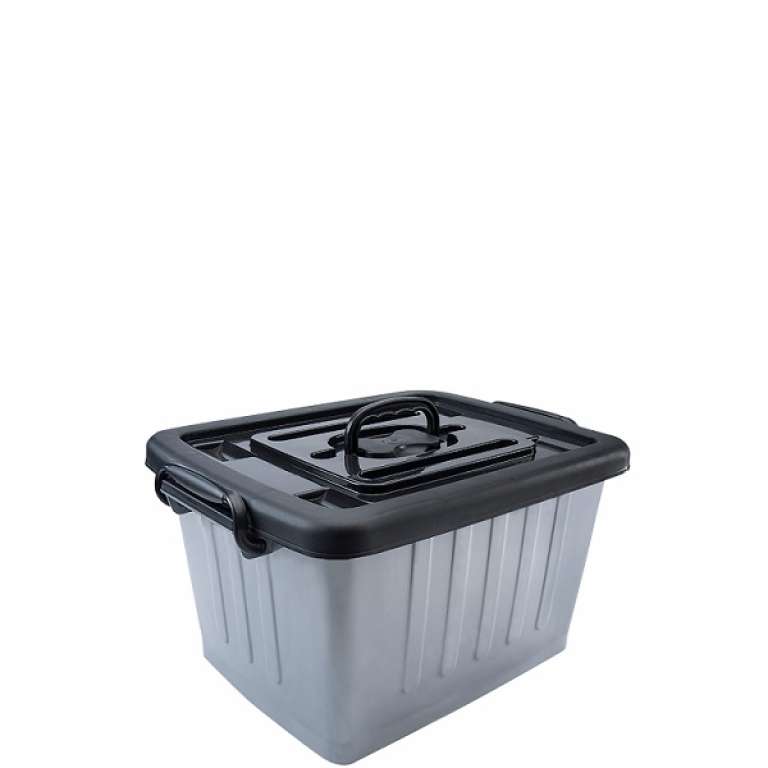 PLASNEW - CONTAINER PLASTICO CINZA N.3 26 LT (9337) - UN