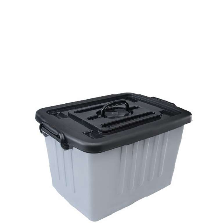 PLASNEW - CONTAINER PLASTICO CINZA N.4 38,2 LT N.4 (9347) - UN