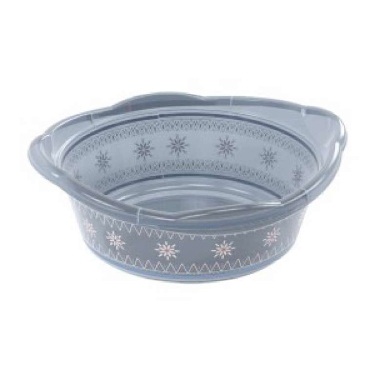 PLASUTIL - BACIA 3,4LT REDONDA DECORADA (4382) - UN