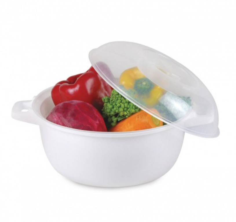 PLASUTIL - CACAROLA PLASTICO 2,6LT MICROONDAS (0747) - UN