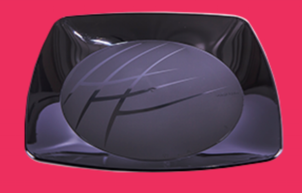 PRAFESTA - PRATO QUADRADO GRANDE PRETO (8528) - PT.10UN