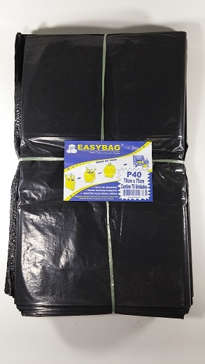 RMF - SACO PLASTICO EASY BAG P-020B COM ALCA - PT.150UN