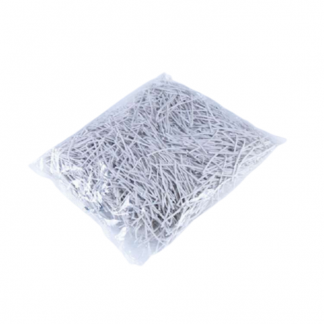 ROGINI - FIX ARAME PLASTICO 8CM BRANCO - PT.01KG